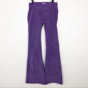WE THE FREE Pull On Corduroy Flare Grape Hyanth 27